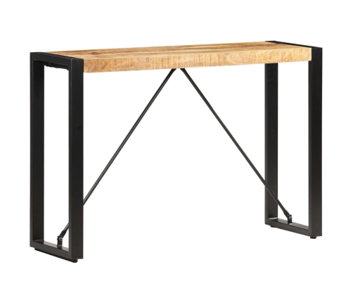 Mesa consola de madera maciza de mango 100x35x76 cm