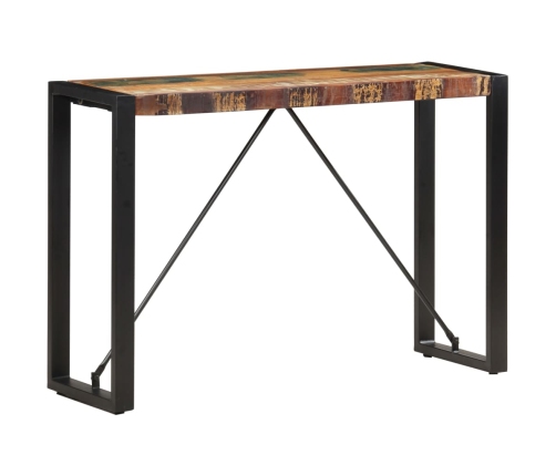 Mesa consola de madera maciza reciclada 110x35x76 cm