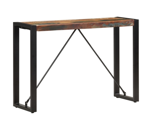 Mesa consola de madera maciza reciclada 110x35x76 cm