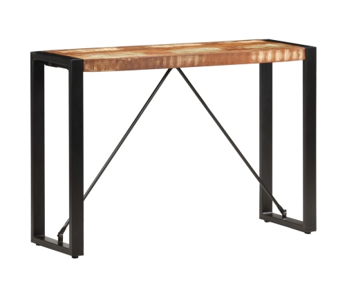 Mesa consola de madera maciza reciclada 110x35x76 cm