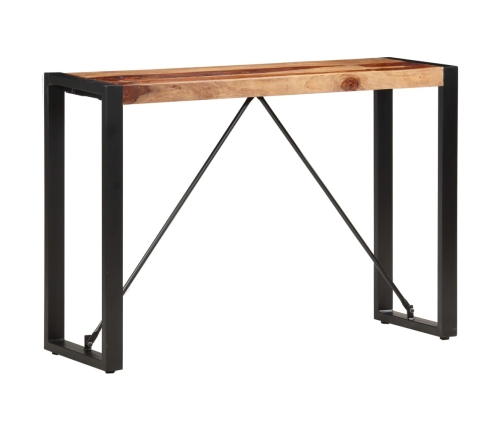 Mesa consola de madera maciza de Sheesham 110x35x76 cm