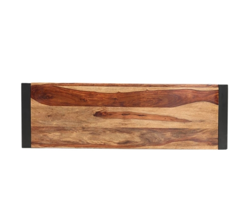 vidaXL Mesa consola de madera maciza de Sheesham 110x35x76 cm