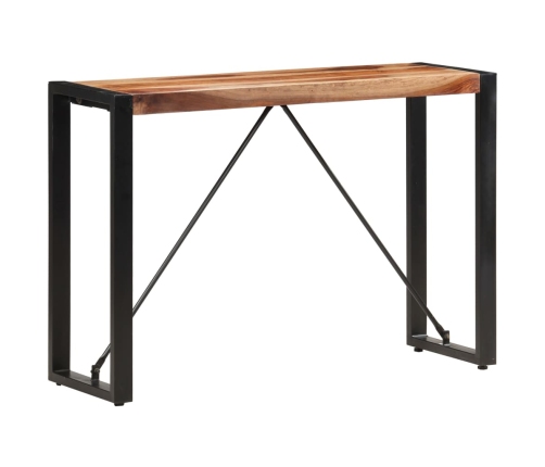 Mesa consola de madera maciza de Sheesham 110x35x76 cm