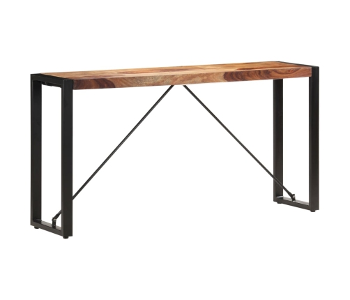 Mesa consola de madera maciza de Sheesham 150x35x76 cm