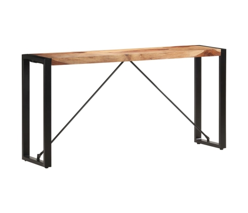 Mesa consola de madera maciza de Sheesham 150x35x76 cm