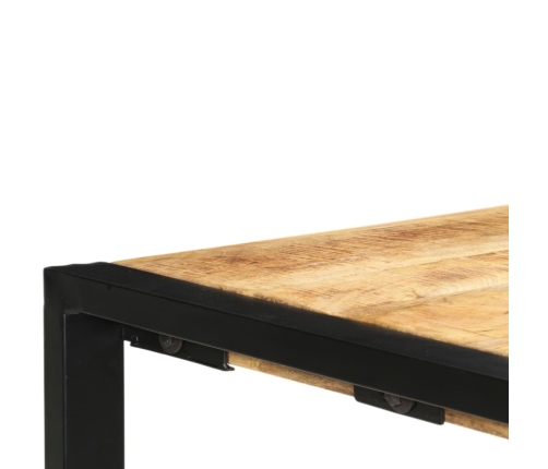 Mesa alta de cocina de madera maciza de mango 110x60x110 cm