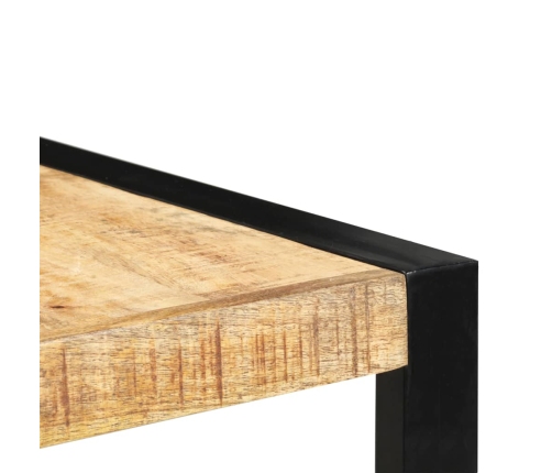 Mesa alta de cocina de madera maciza de mango 140x70x110 cm