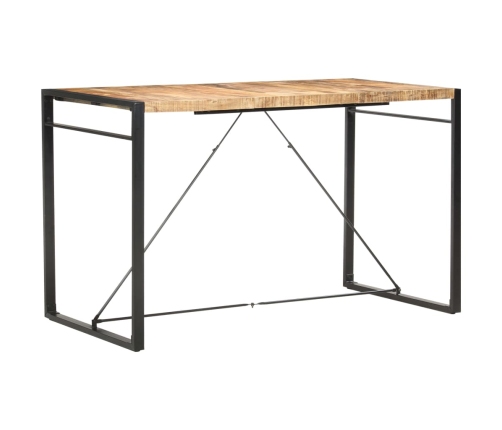 Mesa alta de cocina de madera maciza de mango 180x90x110 cm