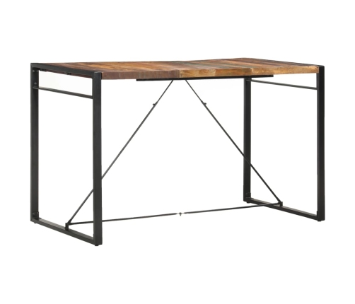 Mesa alta de cocina de madera maciza reciclada 180x90x110 cm