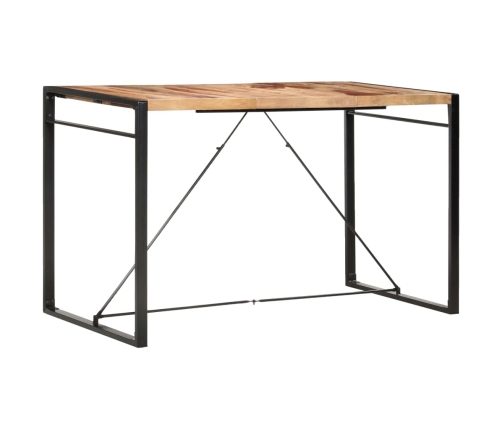 Mesa de bar madera maciza de sheesham 180x90x110 cm