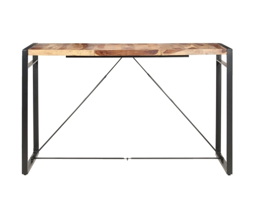 Mesa de bar madera maciza de sheesham 180x90x110 cm