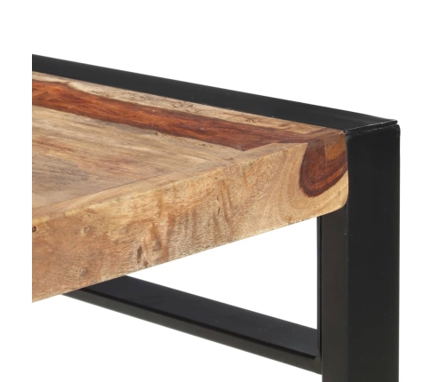 Mesa de bar madera maciza de sheesham 180x90x110 cm