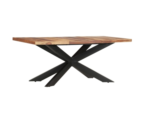 Mesa de comedor de madera maciza de sheesham 180x90x76 cm