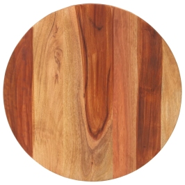 Tablero de mesa redonda madera maciza de acacia 15-16 mm 40 cm