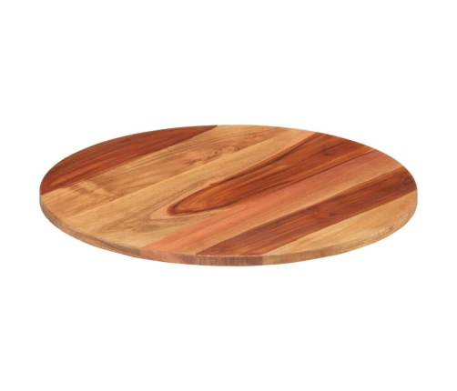 Tablero de mesa redonda madera maciza de acacia 15-16 mm 40 cm