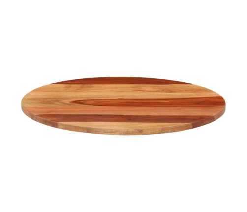 Tablero de mesa redonda madera maciza de acacia 15-16 mm 40 cm