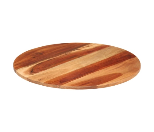 Tablero de mesa redonda madera maciza de acacia 15-16 mm 60 cm