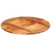 Tablero de mesa redonda madera maciza de acacia 15-16 mm 60 cm