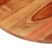 Tablero de mesa redonda madera maciza de acacia 15-16 mm 60 cm