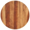 Tablero de mesa redonda madera maciza de acacia 15-16 mm 70 cm