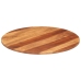 Tablero de mesa redonda madera maciza de acacia 15-16 mm 70 cm