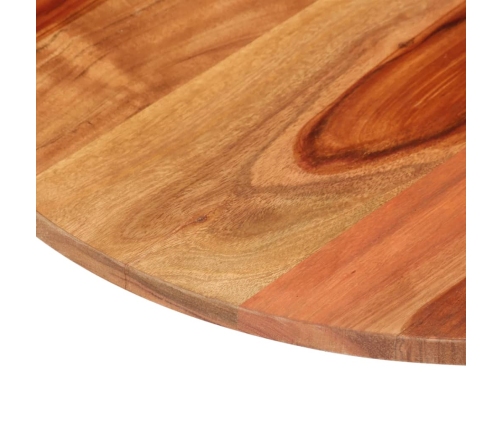 Tablero de mesa redonda madera maciza de acacia 15-16 mm 70 cm