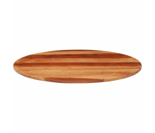 Tablero de mesa redonda madera maciza de acacia 15-16 mm 70 cm