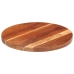 Tablero de mesa redonda madera maciza de acacia 25-27 mm 40 cm