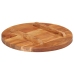 Tablero de mesa redonda madera maciza de acacia 25-27 mm 40 cm