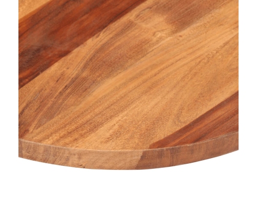 Tablero de mesa redonda madera maciza de acacia 25-27 mm 40 cm