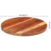 Tablero de mesa redonda madera maciza de acacia 25-27 mm 40 cm