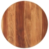 Tablero de mesa redonda madera maciza de acacia 25-27 mm 50 cm