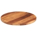 Tablero de mesa redonda madera maciza de acacia 25-27 mm 50 cm