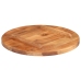 Tablero de mesa redonda madera maciza de acacia 25-27 mm 50 cm