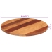 Tablero de mesa redonda madera maciza de acacia 25-27 mm 60 cm