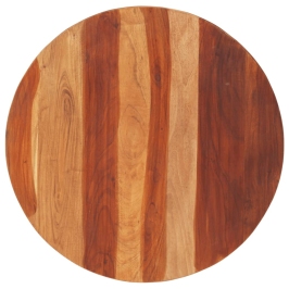 Tablero de mesa redonda madera maciza de acacia 25-27 mm 70 cm