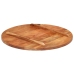 Tablero de mesa redonda madera maciza de acacia 25-27 mm 70 cm