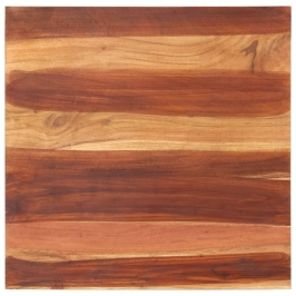 Tablero de mesa madera maciza de acacia 15-16 mm 70x70 cm