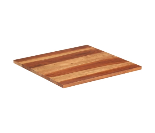 Tablero de mesa madera maciza de acacia 25-27 mm 70x70 cm