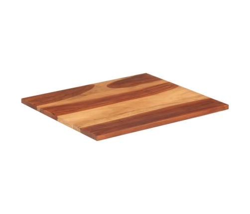 Tablero de mesa madera maciza de acacia 25-27 mm 70x80 cm