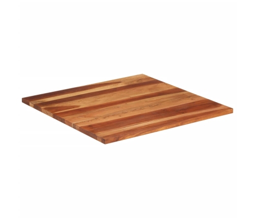 Tablero de mesa madera maciza de acacia 25-27 mm 80x80 cm