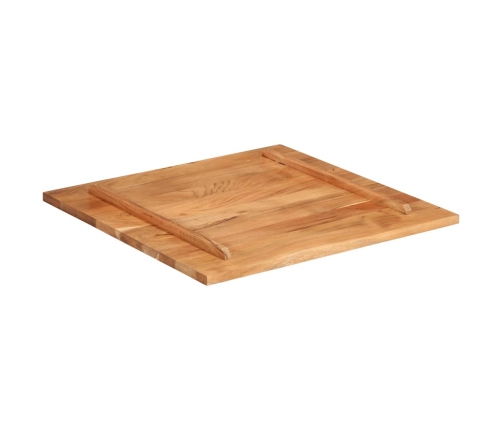 Tablero de mesa madera maciza de acacia 25-27 mm 80x80 cm