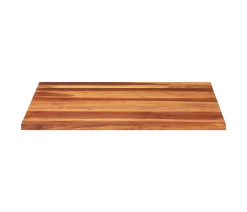 Tablero de mesa madera maciza de acacia 25-27 mm 80x80 cm