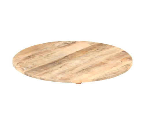 Superficie de mesa redonda madera maciza de mango 15-16 mm 40cm