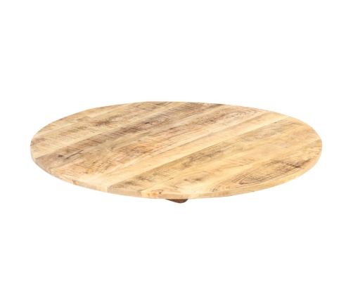 Superficie de mesa redonda madera maciza de mango 15-16 mm 40cm