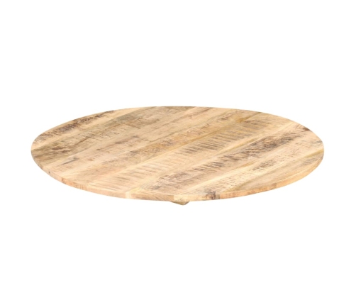 Superficie de mesa redonda madera maciza de mango 15-16 mm 40cm