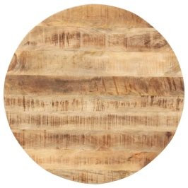 Superficie de mesa redonda madera maciza de mango 15-16 mm 60cm