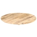 Superficie de mesa redonda madera maciza de mango 15-16 mm 60cm