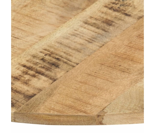 Superficie de mesa redonda madera maciza de mango 15-16 mm 70cm