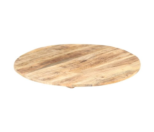 Superficie de mesa redonda madera maciza de mango 15-16 mm 70cm